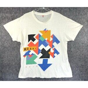 Vintage Heart Brigade T-Shirt Adult Sz 2XL Thrashed Paper Thin Distressed